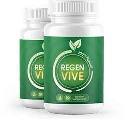 RegenVive blood sugar support bottles
